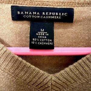 Banana Republic Cotton Cashmere Sweater M